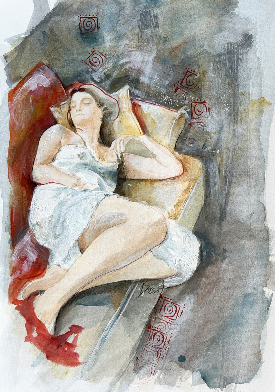 Nancy Bossert Mixed Media Painting