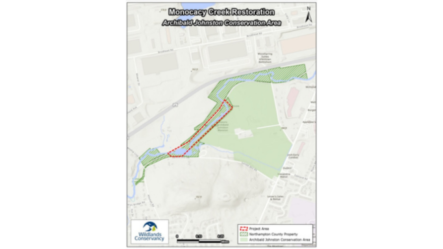 Monocacy Creek Restoration Area - Archibald Johnston Conservation Area