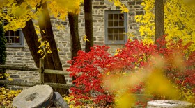 Helfrich Springs Grist Mill for fall foliage story