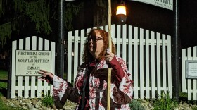 Alene Shafnisky at God's Acre in Emmaus