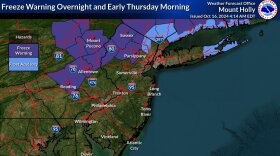 Freeze warning