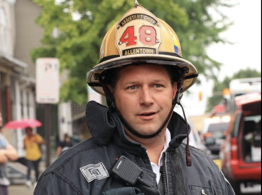 Chris Kiskeravage, retired Allentown Fire Department assistant chief for training