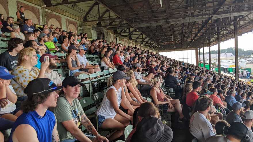 Demolition Derby crowds ALlentown Fair