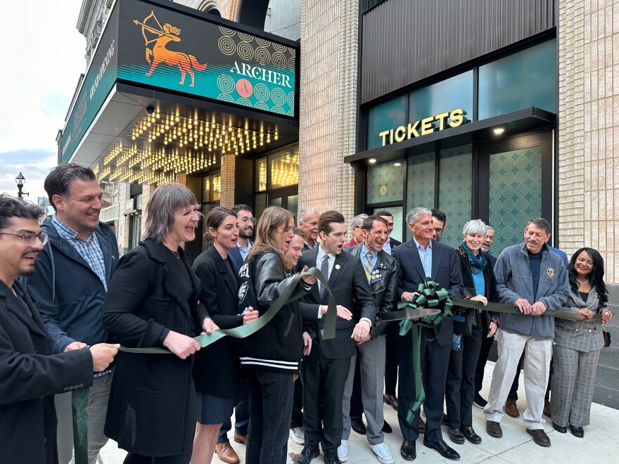 Archer ribbon cutting