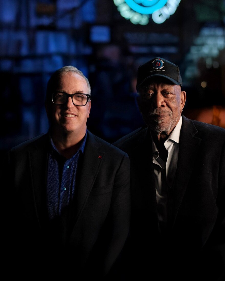 Morgan Freeman and Eric Meier