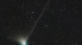 Comet C/2022 E3 (ZTF) was discovered by astronomers using the wide-field survey camera at the Zwicky Transient Facility in March 2022.