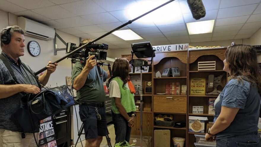 Good Morning America filming at Shankweilers