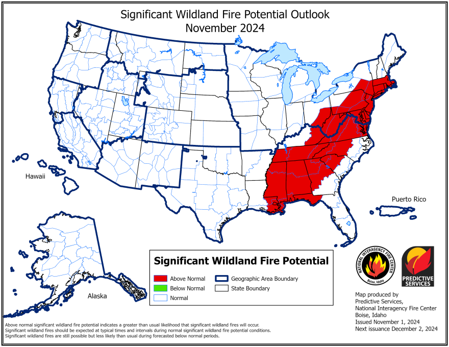 Wildland Fire Potential Outlook