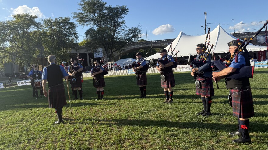 Celtic Classic 2025 - bagpipers