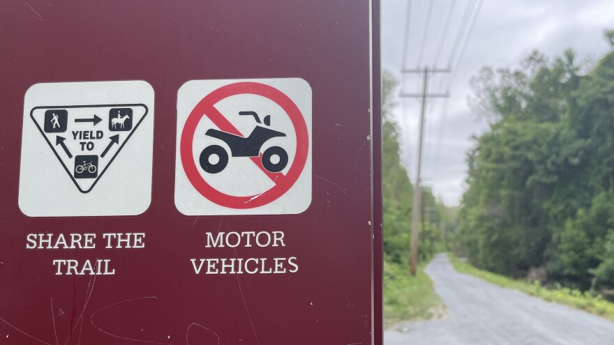 Gas motor vehicles on Bethlehem trails