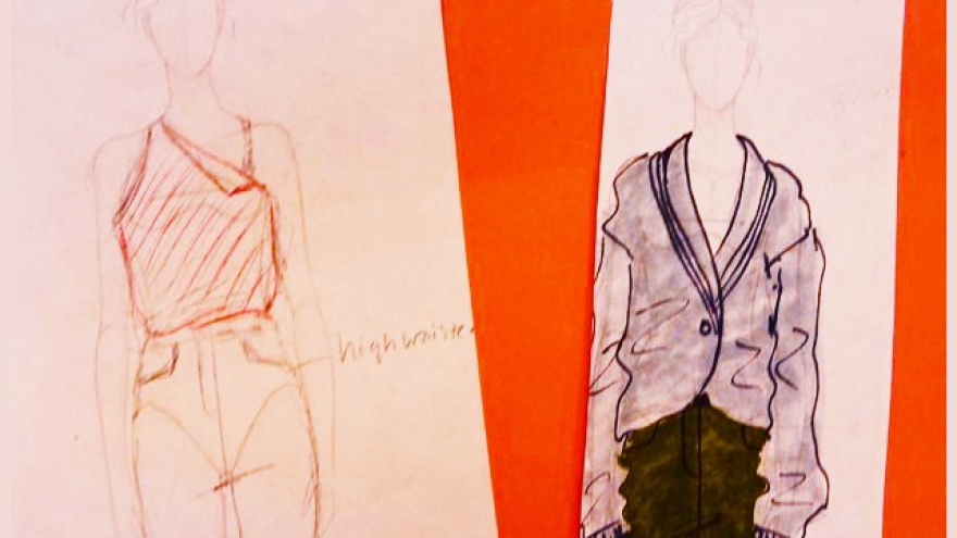 Irisya fashion sketch