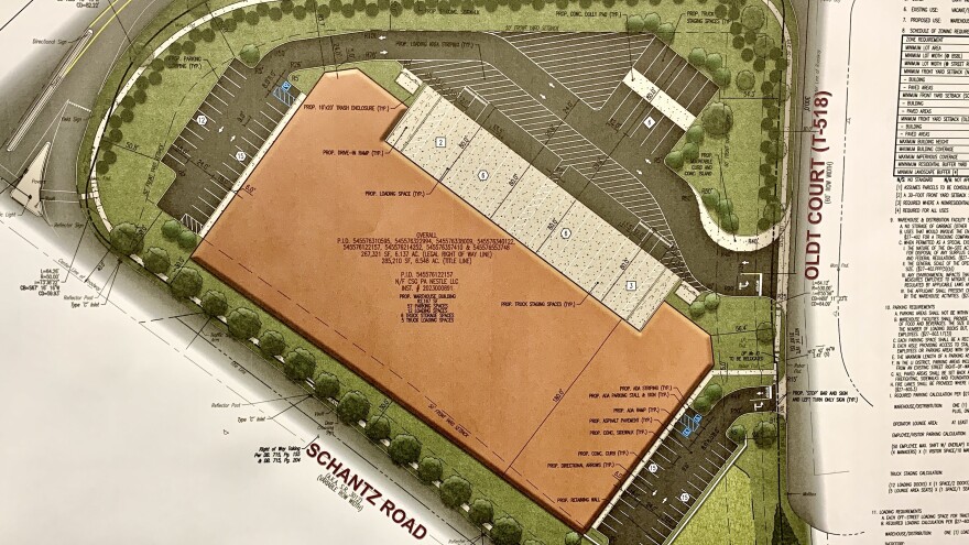 Proposed warehouse rendering