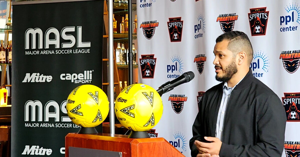 Lehigh Valley’s new arena soccer team bets on Spirits brand; players to be drafted next week
