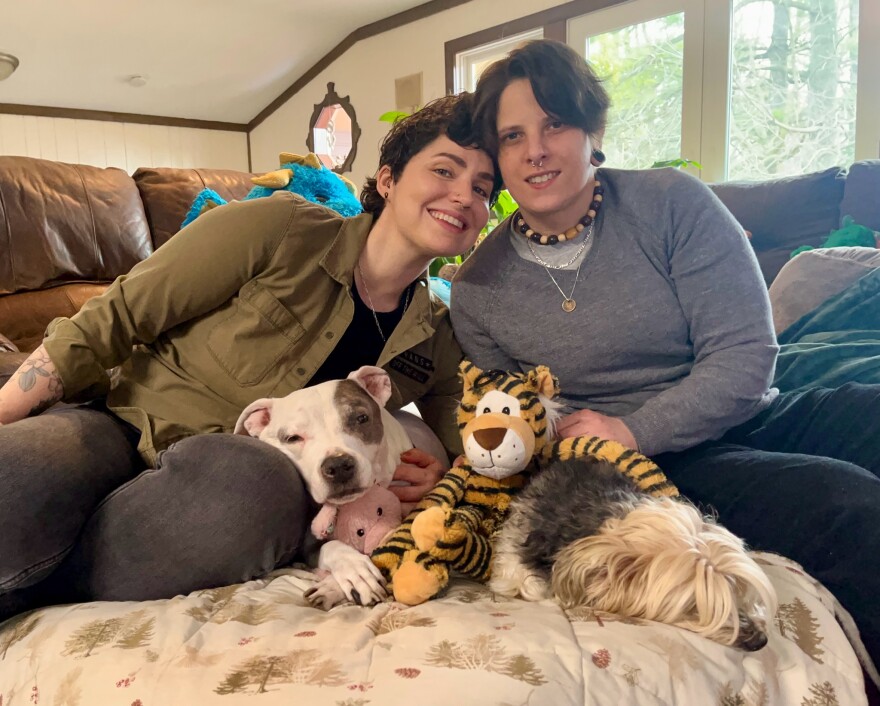 Chelsea Kirtley and Amie James