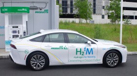 Air Products hydrogen-powered car