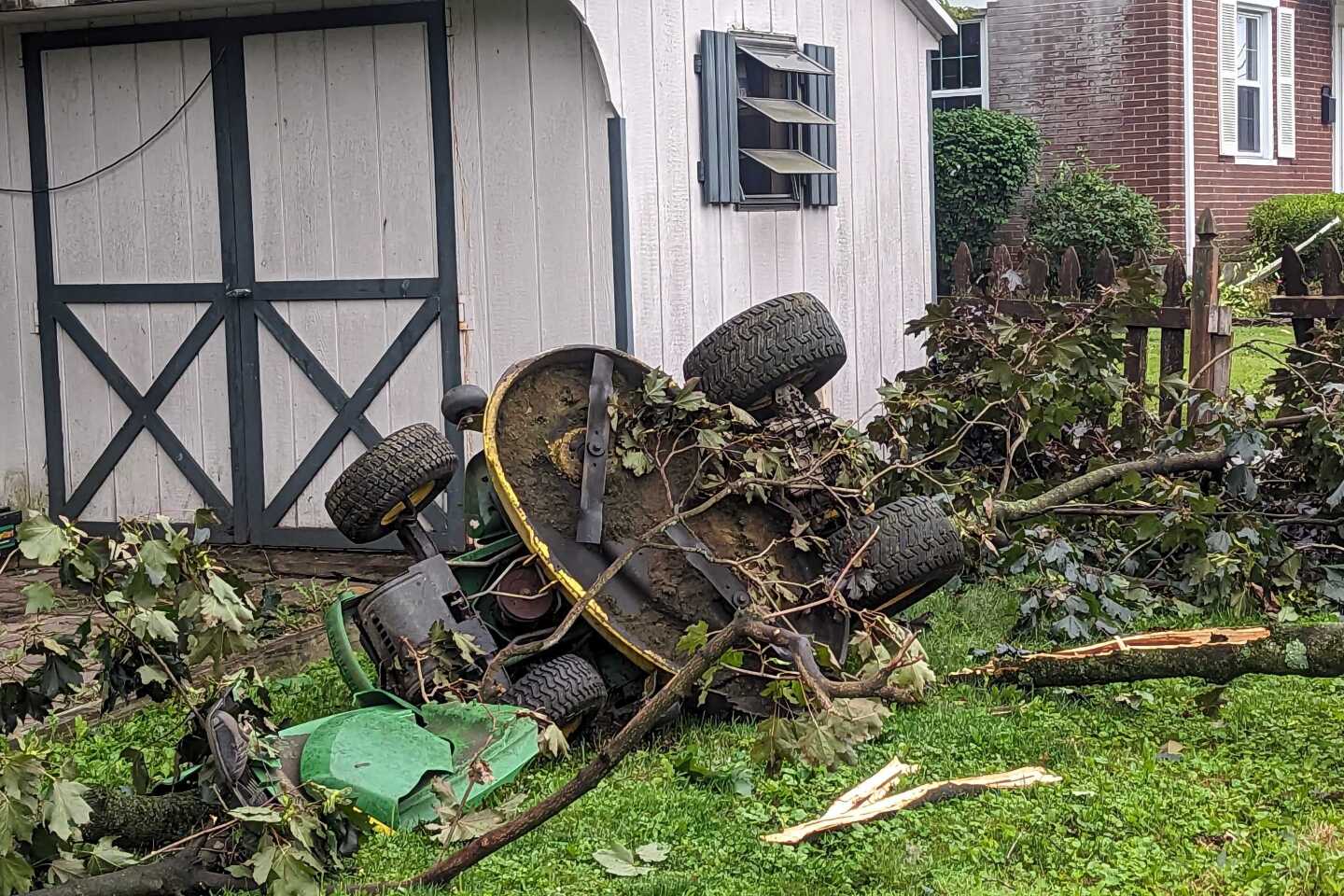 Midway Manor east side of Allentown storm damage