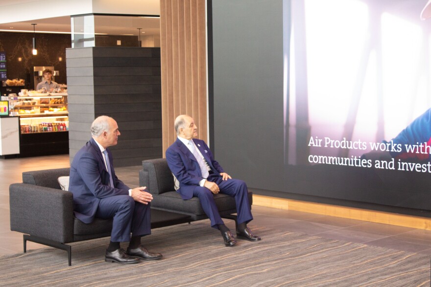 Sen. Bob Casey and Air Products CEO Seifi Ghasemi