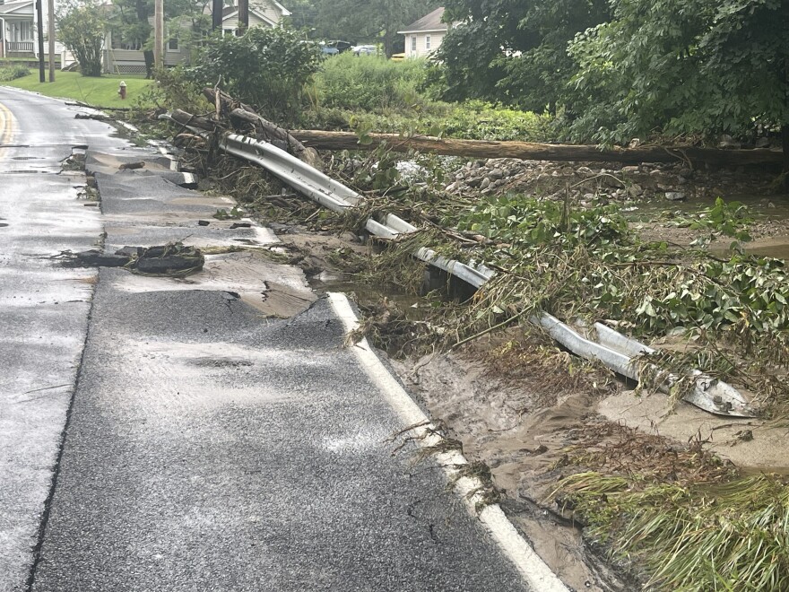 Flash flooding in Bangor