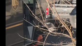 UPS truck booted
