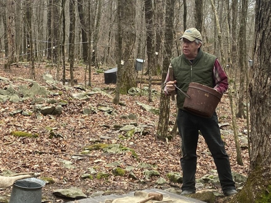 Maple-tapping Monroe County