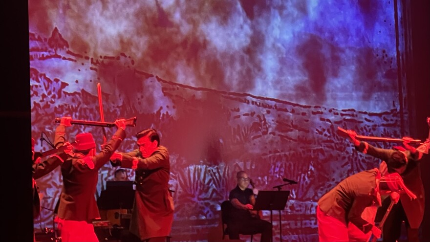 Soldados fighting the Battle of Puebla from Capulli Dance Co.
