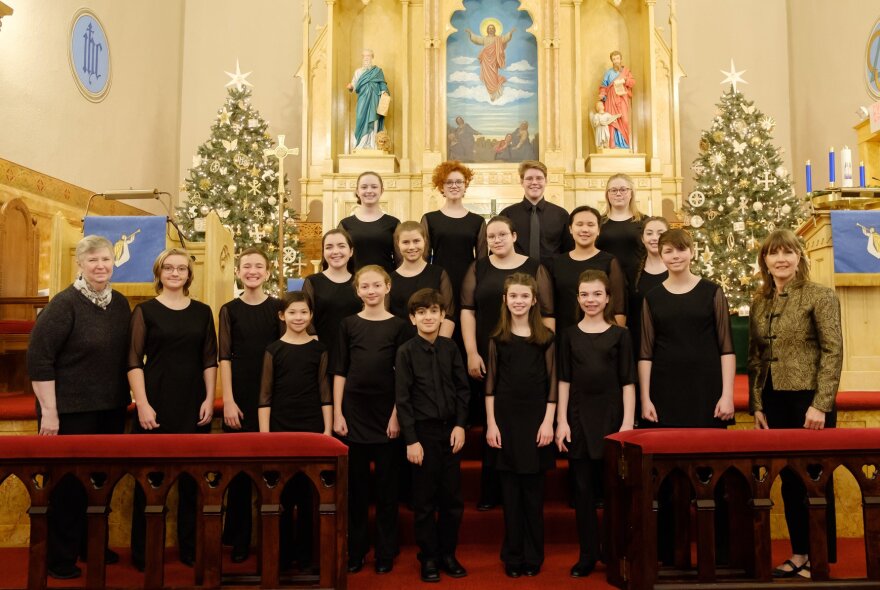 The Bel Canto Youth Chorus of The Bach Choir of Bethlehem.