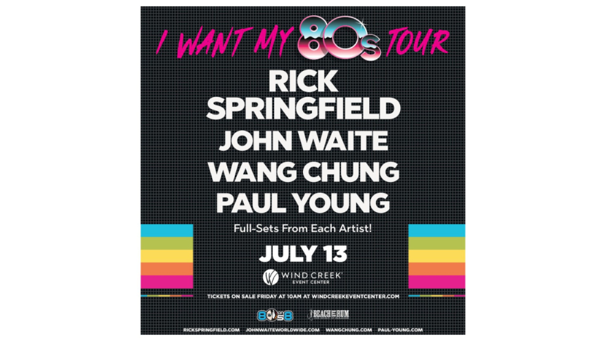 I want my 1980s tour