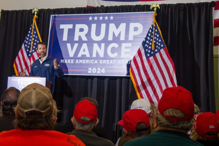 Donald Trump Junior in Coplay, PA