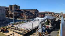 SteelStacks ice rink