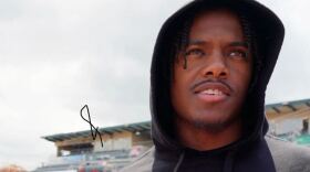 Jahan Dotson at Coca-Cola Park