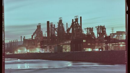 Steel stacks at dawn.jpg