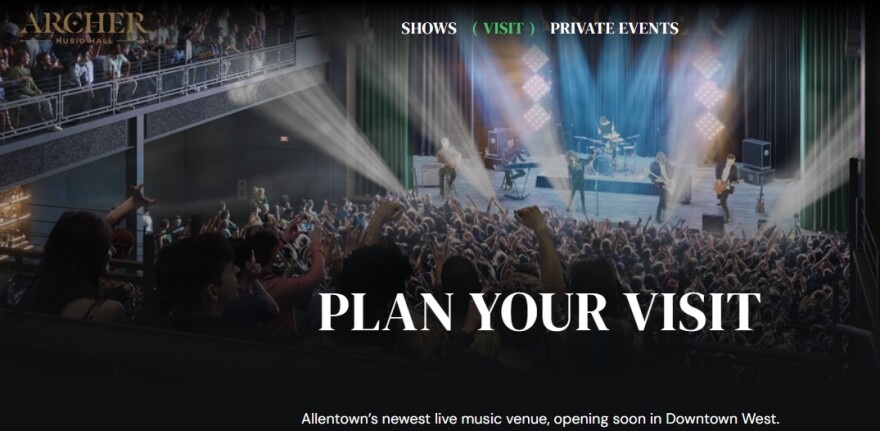 Archer Music Hall website