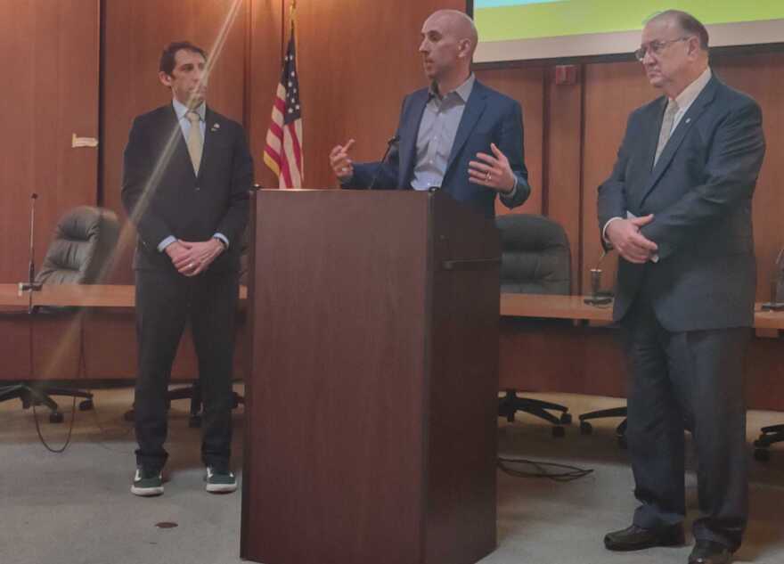 Lehigh Valley mayors at tri-city coalition announcement