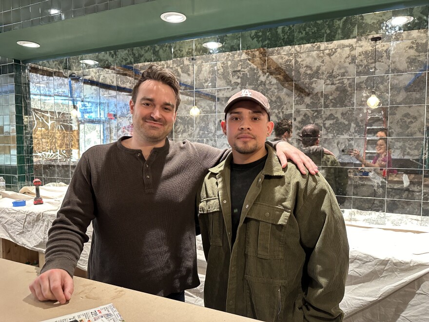 Owner CJ Moyer and Head Chef Freddy Garcia