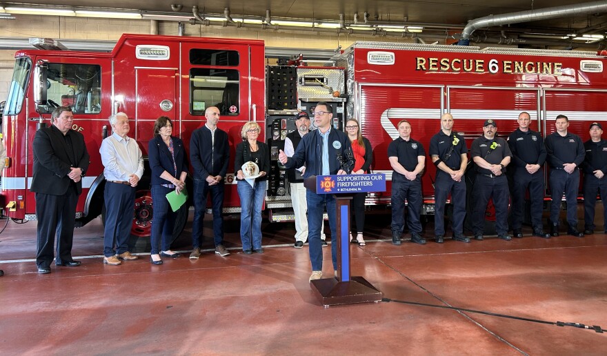 Gov. Josh Shapiro at Bethlehem Fire Department