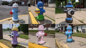 Emmaus Painted Fire Hydrants