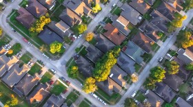 Residential house aerial