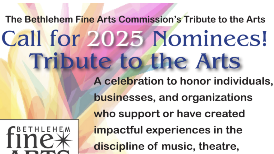 Bethlehem Fine Arts' Tribute to the Arts promo