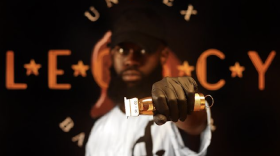 Damon poses in a promotional shot from his website.