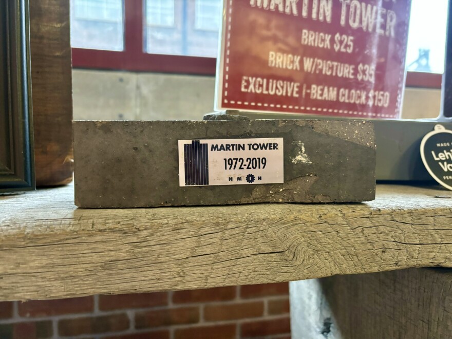 This is a brick from Martin Tower