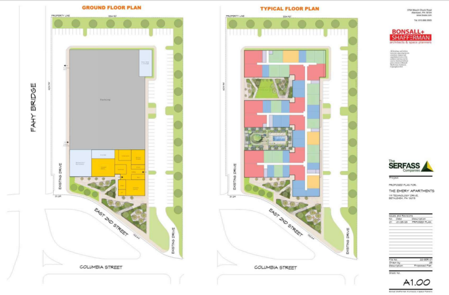 Proposed floor plans, 119 Technology Drive