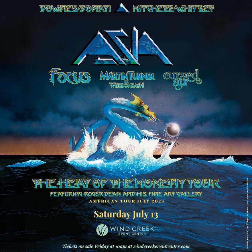 Asia coming to Wind Creek Event Center