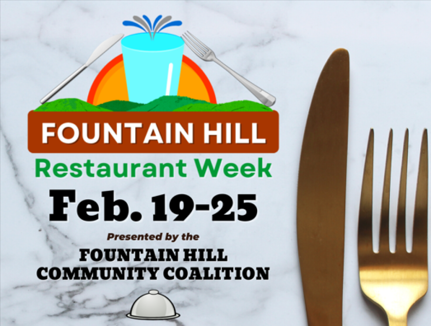 Fountain Hill Restaurant Week Flyer