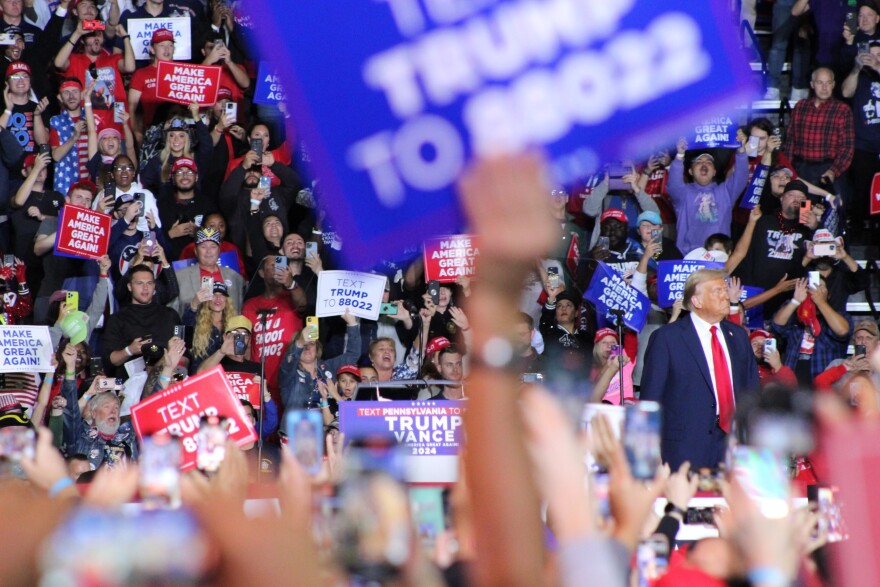 Inside the PPL Center Trump Rally