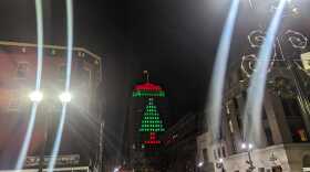 PPL Tower holiday lights