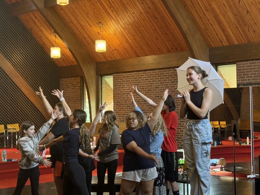 PA Youth Theatre rehearsing in Bethlehem