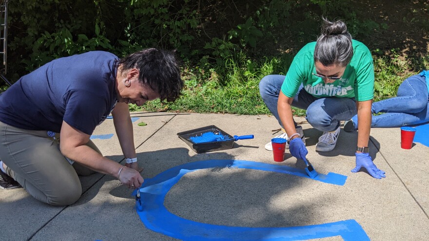 United Way Marvine volunteers