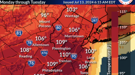 Heat advisory and excessive heat watch July 14, 2024
