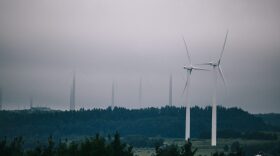A wind energy farm in Somerset County.