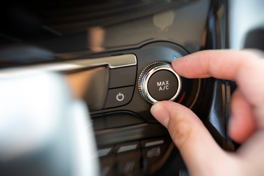 air conditioning in car